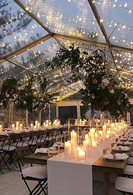 wedding table candle holder