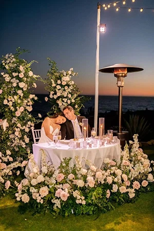 sweetheart table wedding reception sweetheart table wedding reception