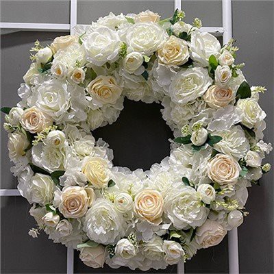 꽃 화환 결혼식 중앙 장식품